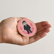 レザーバッジ（牛山辰馬）