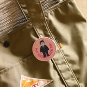 レザーバッジ（牛山辰馬）