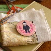 レザーバッジ（牛山辰馬）