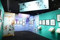 「のだめカンタービレ展」の様子。