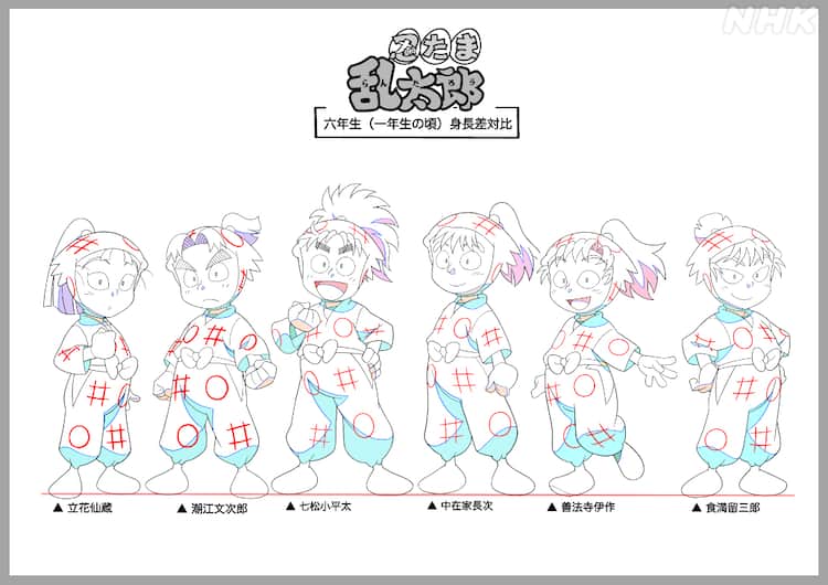 忍たま乱太郎 新作について尼子騒兵衛コメント 六年生の一年生時代の設定画も公開 コメントあり コミックナタリー