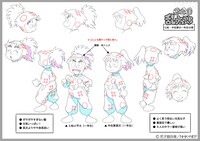 尼子騒兵衛監修により新山恵美子が描き起こした新たな設定画。