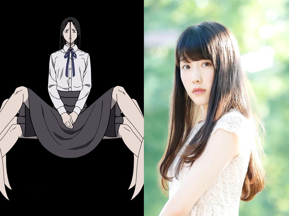 左から蜘蛛の悪魔、後藤沙緒里。