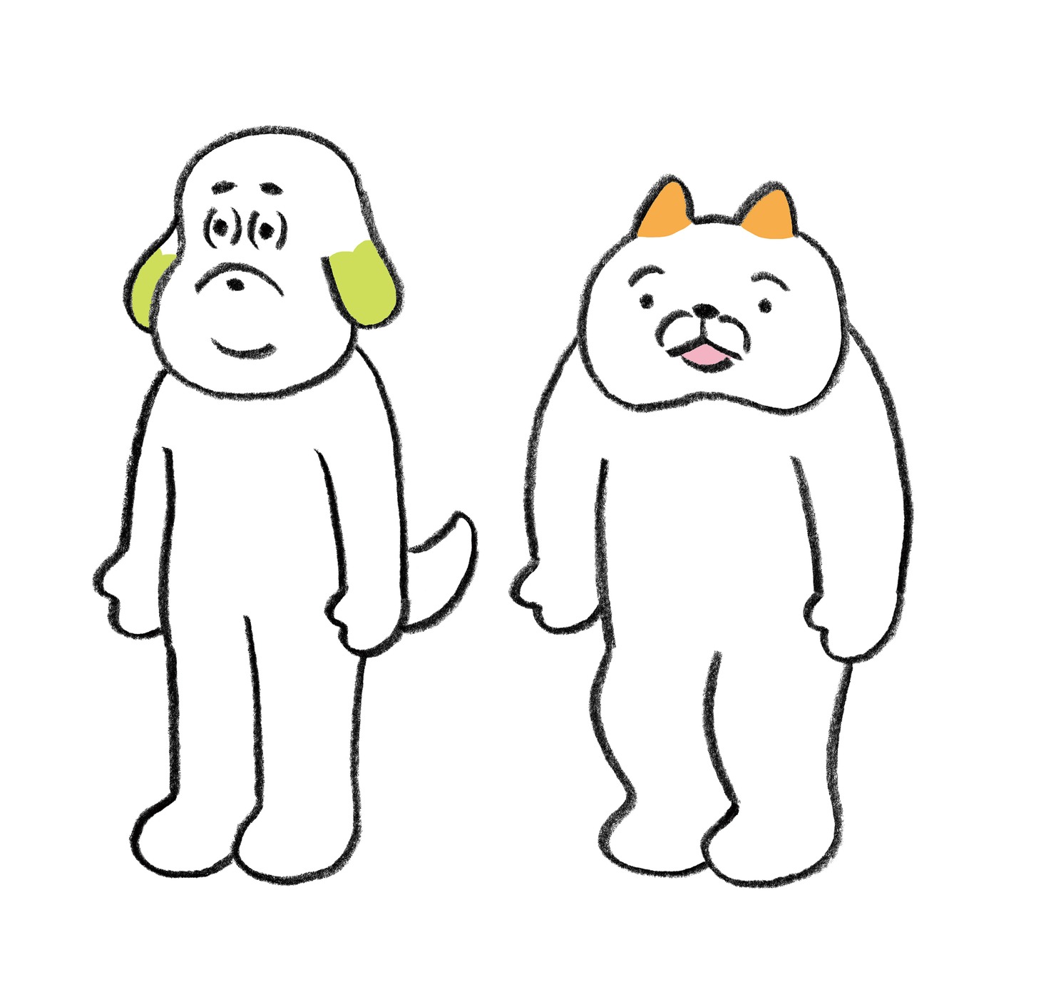ペンぺとピンピ。