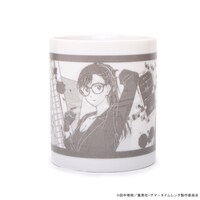 「アニメ『サマータイムレンダ』 チェンジングマグカップ（南方ひづる）」にお湯を入れたあとのイメージ。