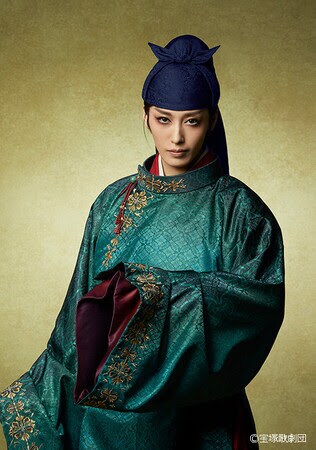 月城かなと扮する菅原道真のビジュアル。(c)宝塚歌劇団