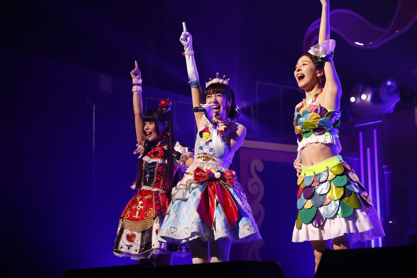 「アイカツ！シリーズ 10th Thanks Party ＜1st month＞」ライブパートの様子。