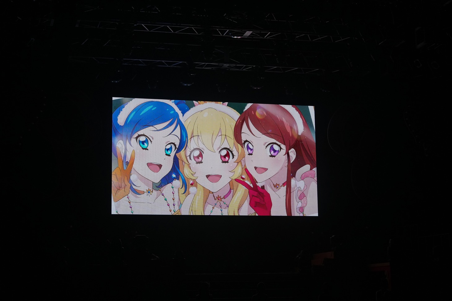 「アイカツ！シリーズ 10th Thanks Party ＜1st month＞」トークパートの様子。