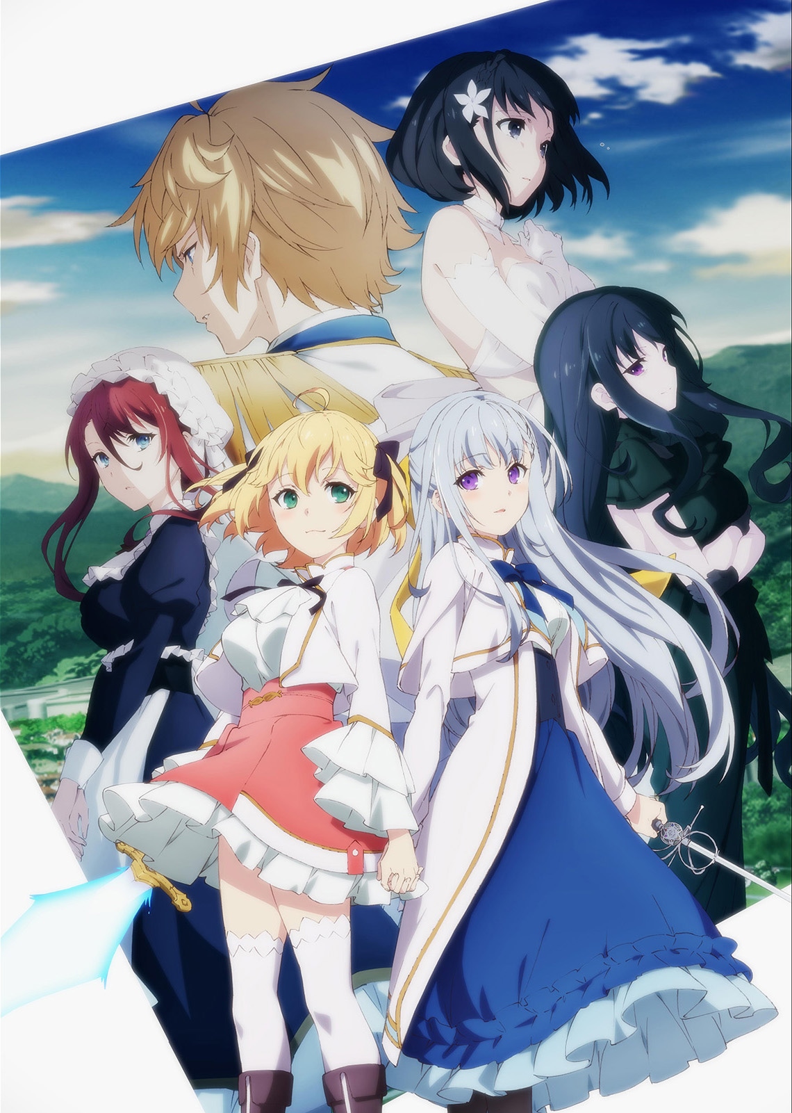 TVアニメ「転生王女と天才令嬢の魔法革命」新ビジュアル