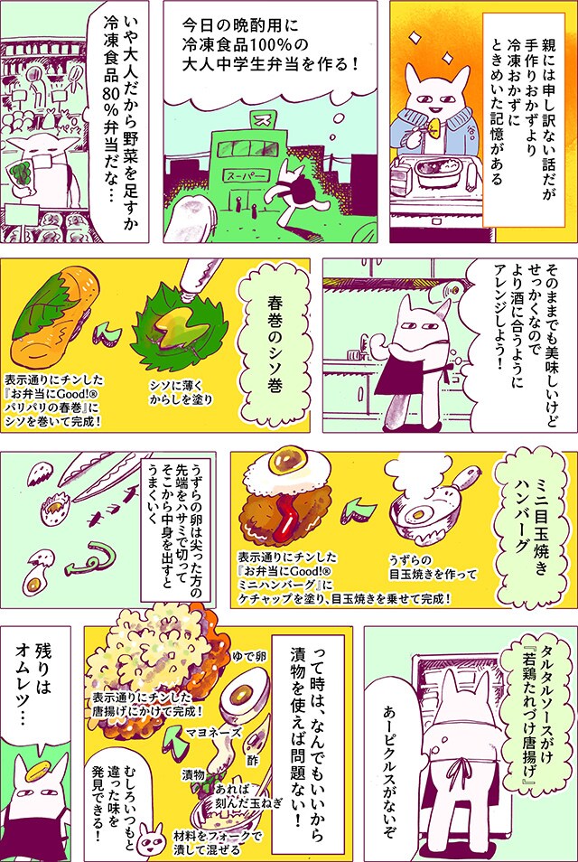 「谷口菜津子の冷食飲み」より。