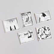 「クジマ歌えば家ほろろ」のステッカー5枚セット。