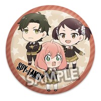 対象商品の購入者に先着でプレゼントされる缶バッジ。