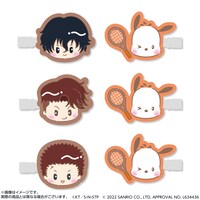 「新テニスの王子様×サンリオキャラクターズ-SERVICE PLAY！- ヘアクリップ 聖ルドルフ学院中学校」 (c)ＫＴ／Ｓ・Ｎ・ＳＴＰ　(c)2022 SANEIO CO.,LTD. APPROVAL NO. L634436