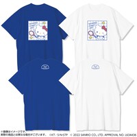 「新テニスの王子様×サンリオキャラクターズ-SERVICE PLAY！- Tシャツ 青春学園中等部×ハローキティ」 (c)ＫＴ／Ｓ・Ｎ・ＳＴＰ　(c)2022 SANEIO CO.,LTD. APPROVAL NO. L634436