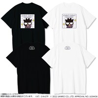 「新テニスの王子様×サンリオキャラクターズ-SERVICE PLAY！- Tシャツ 不動峰中学校×バッドばつ丸」 (c)ＫＴ／Ｓ・Ｎ・ＳＴＰ　(c)2022 SANEIO CO.,LTD. APPROVAL NO. L634436
