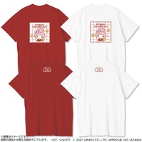 「新テニスの王子様×サンリオキャラクターズ-SERVICE PLAY！- Tシャツ 六角中学校×マイメロディ」 (c)ＫＴ／Ｓ・Ｎ・ＳＴＰ　(c)2022 SANEIO CO.,LTD. APPROVAL NO. L634436