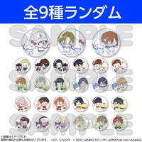 「新テニスの王子様×サンリオキャラクターズ-SERVICE PLAY！- コレクション缶バッジ」 (c)ＫＴ／Ｓ・Ｎ・ＳＴＰ　(c)2022 SANEIO CO.,LTD. APPROVAL NO. L634436