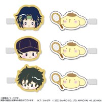 「新テニスの王子様×サンリオキャラクターズ-SERVICE PLAY！- ヘアクリップ 立海大附属中学校」 (c)ＫＴ／Ｓ・Ｎ・ＳＴＰ　(c)2022 SANEIO CO.,LTD. APPROVAL NO. L634436
