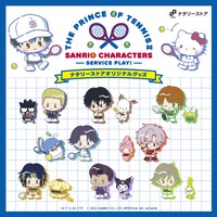 TVアニメ「テニスの王子様」とサンリオキャラクターズとのコラボグッズビジュアル。(c)ＫＴ／Ｓ・Ｎ・ＳＴＰ　(c)2022 SANEIO CO.,LTD. APPROVAL NO. L634436