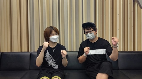 左から村瀬歩、興津和幸。