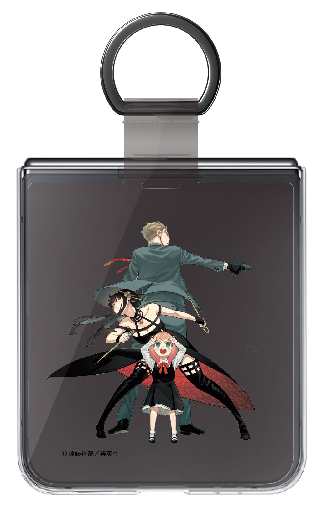 SPURが用意するGalaxy Z Flip4用のスマートフォンケース。