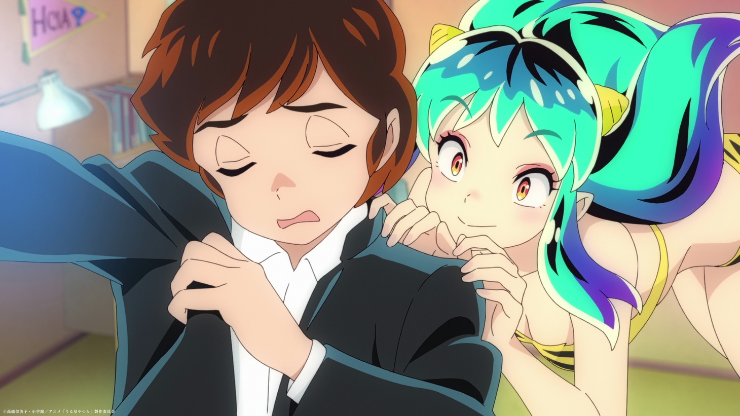 TVアニメ「うる星やつら」のノンクレジットオープニングアニメより。