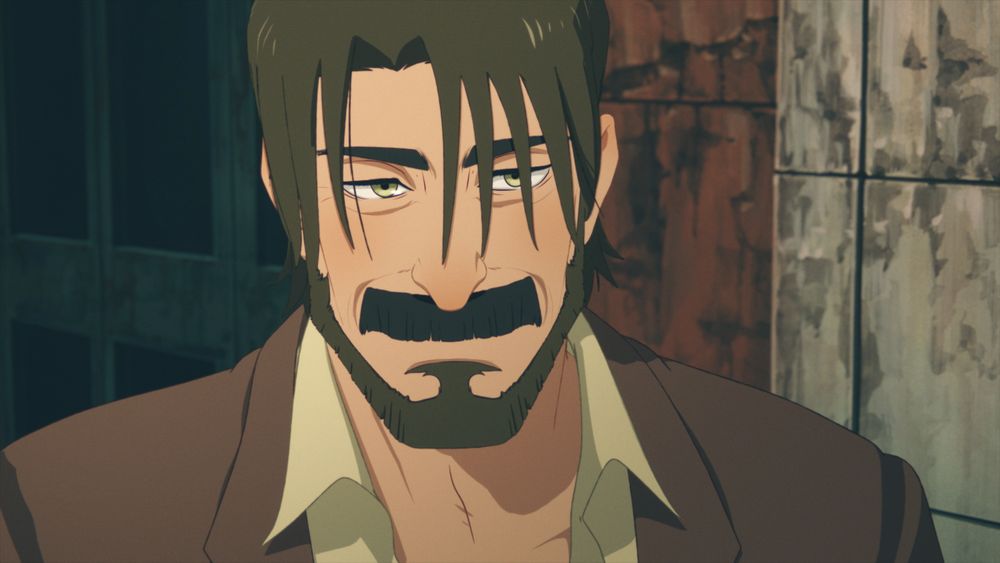 ロベルト・デニーロ（CV：松田賢二）。ベルナルデリ通信社の中堅記者。メリルの教育係として旅を共にする。無垢な心で夢を追う新人に釘を刺す現実主義の先輩で、シニカルな現実主義者。こよなく酒を愛する飲んだくれで飄々としているが、いくつもの修羅場を越えてきたベテラン記者。