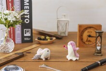 「メイドインアビス 烈日の黄金郷 メイニャ ミニフロッキーフィギュア」と「メイドインアビス 烈日の黄金郷 マアアさん ミニフロッキーフィギュア」。