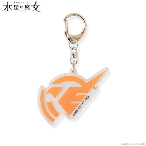 「機動戦士ガンダム 水星の魔女」放送記念キャンペーンでもらえるアクリルチャーム。