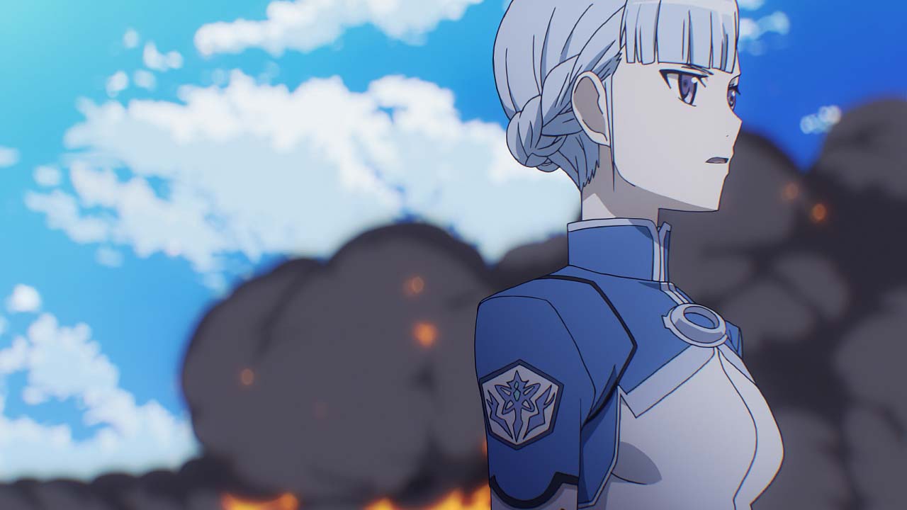 TVアニメ「輪廻のラグランジェ」の場面カット。
