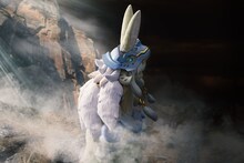 「メイドインアビス 烈日の黄金郷」ナナチの1/7スケールのフィギュア。