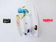 TVアニメ「うる星やつら」とオニツカタイガーコラボデザインのスウェット。