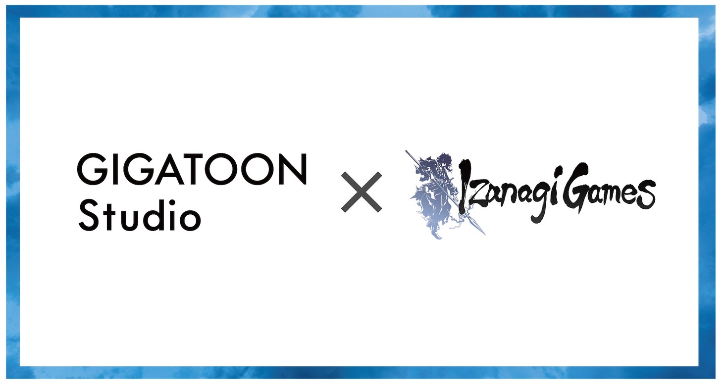 GIGATOON Studioとイザナギゲームズのロゴ。