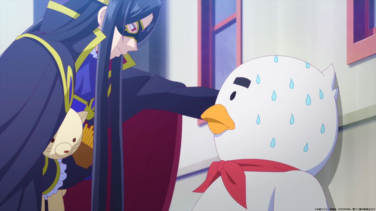 「悪役令嬢なのでラスボスを飼ってみました」第二幕開幕PVより。 (c)永瀬さらさ・紫真依／KADOKAWA／悪ラス製作委員会2022