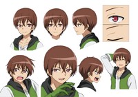 軍場朝陽（CV：榊原優希）。現実世界で交通事故に巻き込まれたことがきっかけで、異世界にやってきた少年。ブラコンの姉・真夜に振り回されながら、異世界での生活を送ることになる。RPGを始めとしたゲームが大好きなオタク。 (c)2023 このえ・田口ケンジ/小学館/「異世界 ワンターンキル姉さん」製作委員会