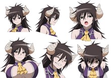 キルマリア（CV：小清水亜美）。火と闇の属性を持つ魔王六将のひとり。強大な魔力で、真夜とも互角に戦うことができる。元々は冷酷な魔族として有名だったが、朝陽にかばってもらったことをきっかけに、軍場姉弟に興味を持つようになる。 (c)2023 このえ・田口ケンジ/小学館/「異世界 ワンターンキル姉さん」製作委員会