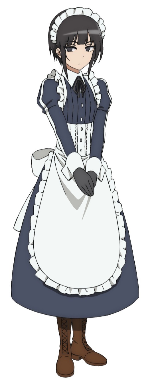 クオン（CV：小原好美）グローリアに仕えるメイド。優れた戦闘能力を持ち、普段はグローリアの身の回りの世話をしつつも、時には共にクエストをこなすことも。瞬発力を活かした攻撃や偵察行動を得意としている。 (c)2023 このえ・田口ケンジ/小学館/「異世界 ワンターンキル姉さん」製作委員会