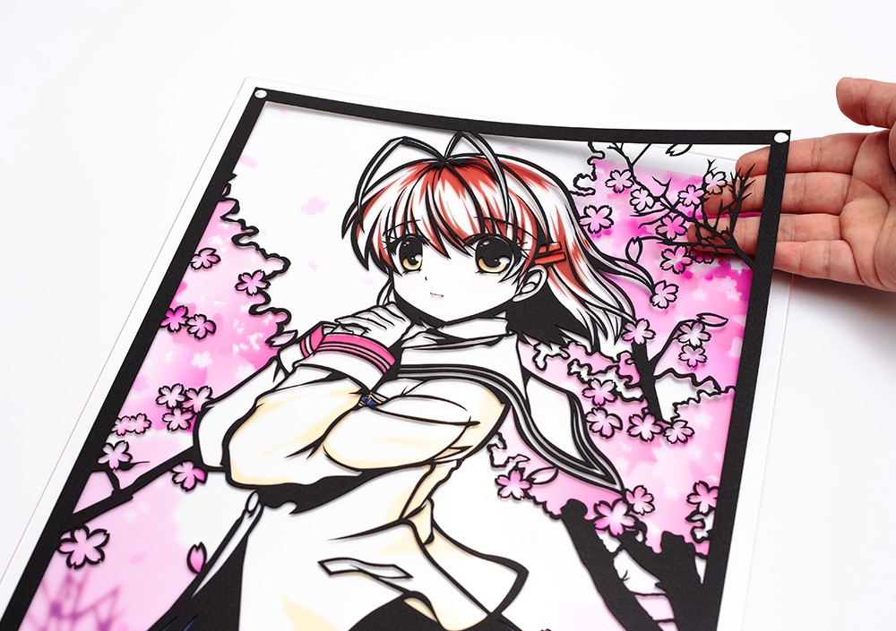 「『CLANNAD』渚のキリトリエ-桜舞い散る坂道で-」