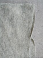 「夏目友人帳 ケーブルニットポンチョ」ライトグレー