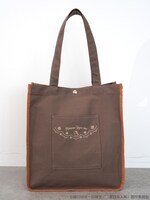 「夏目友人帳 キャンバストートバッグ」ブラウン