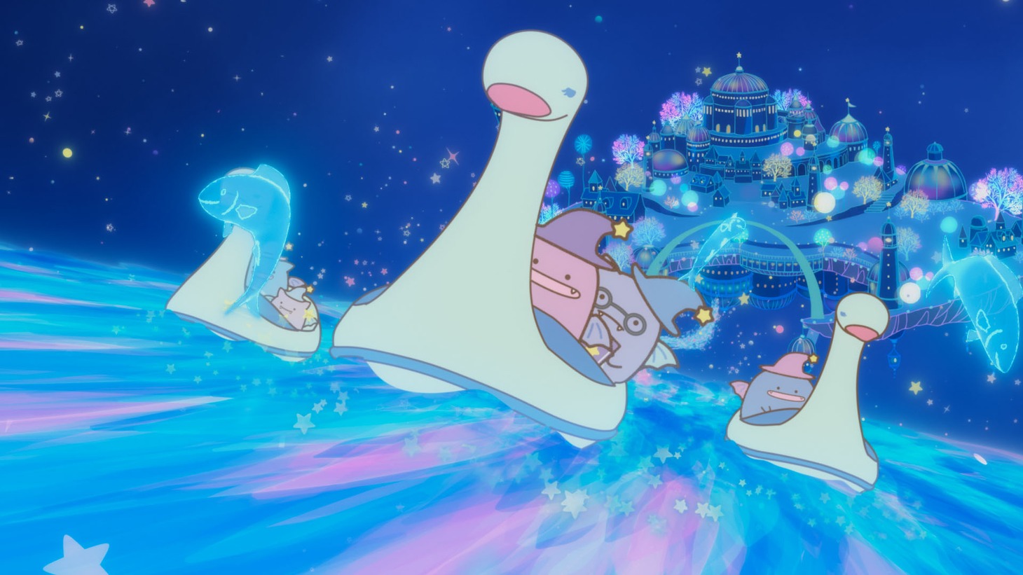 「映画 すみっコぐらし 青い月夜のまほうのコ」より。