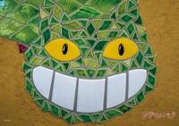 交通広告「ジブリの大倉庫 タイル車両」バージョン