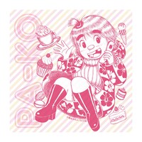 「ハンカチ（パー子、赤）」