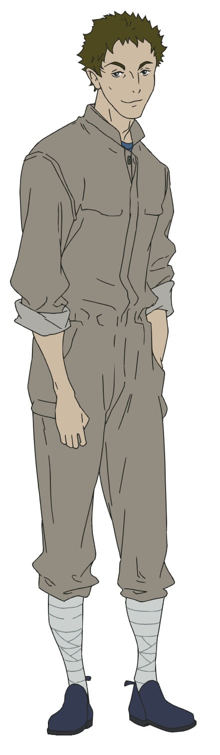 照三（CV：小林千晃）回収車の乗員。整備士兼操縦士。灯子たちを連れ、首都へ向かう。飄々としている。