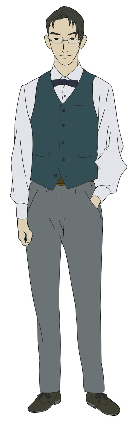 焚三（CV：宮野真守）燠火家に仕える若い医師。緋名子の診療にもあたる。