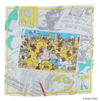 「紅の豚 大判ハンカチ 記念写真と思い出たち」