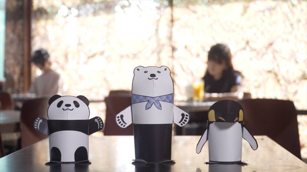 アニメ「しろくまカフェ」ショートエピソード「#2 カフェ」場面カット