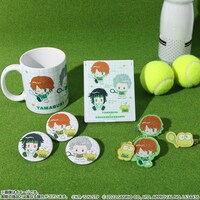 「新テニスの王子様×サンリオキャラクターズ -SERVICE PLAY！-」山吹×けろけろけろっぴのグッズ。