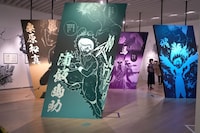 「『幽☆遊☆白書』エリア」より。 (c)Y.T.90-94 (c)Y.T.95-97 (c)P98-22 (c)Y.T.89-90