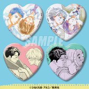 10連セットの購入でもらえる缶バッジ。